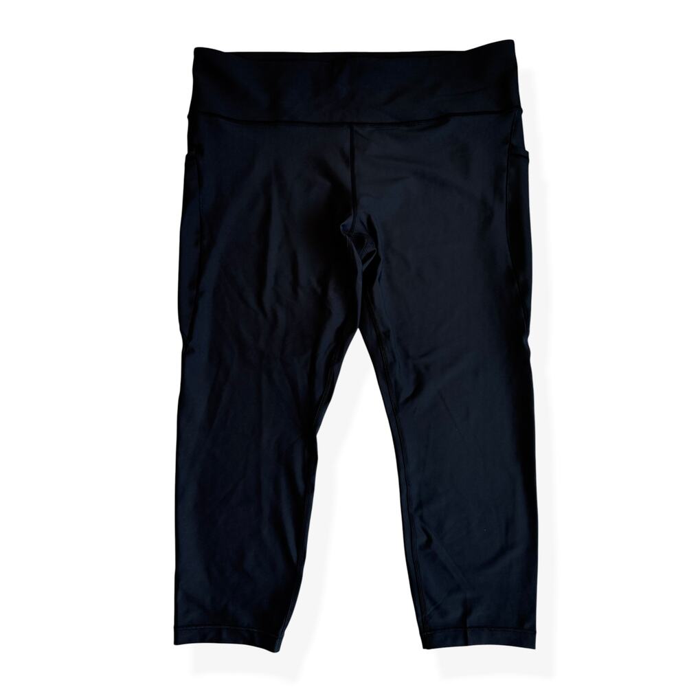 NEW Athleta Interval Stash High Rise 7/8 Tight Legging Black Women's 2X - Picture 3 of 15